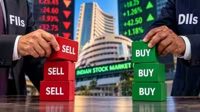 Sensex swing: FIIs are selling, DIIs are buying – who is right? Sensex swing: FIIs are selling, DIIs are buying – who is right?