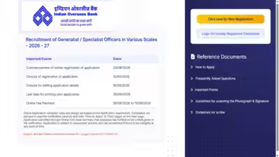 IOB SO recruitment 2026: Indian Overseas Bank invites applications for 291 posts; apply by September 15 IOB SO recruitment 2026: Indian Overseas Bank invites applications for 291 posts; apply by September 15