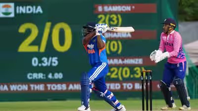 India Vs Japan: India survive huge Japan scare, win by two runs in historic T20I | Cricket News India Vs Japan: India survive huge Japan scare, win by two runs in historic T20I | Cricket News