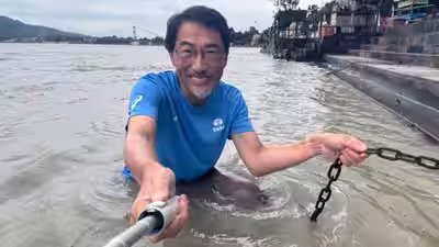 Japanese ambassador ONO Keiichi takes three dips in Ganga; his post wins hearts online | Japanese ambassador ONO Keiichi takes three dips in Ganga; his post wins hearts online |