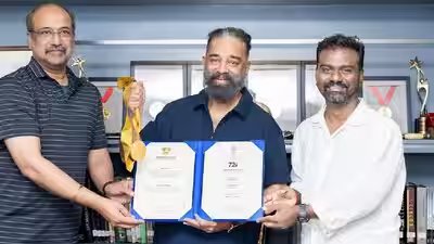 Kamal Haasan congratulates ‘Amaran’ director Rajkumar Periasamy on National Award win as fans urge them to collaborate: ‘Happy & proud of you’ | Kamal Haasan congratulates ‘Amaran’ director Rajkumar Periasamy on National Award win as fans urge them to collaborate: ‘Happy & proud of you’ |
