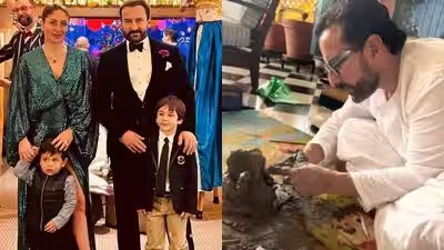 Kareena Kapoor Khan drops glimpse of Ganpati made by 5-year old son Jeh with Saif Ali Khan, wishes fans a happy Ganesh Chaturthi | Kareena Kapoor Khan drops glimpse of Ganpati made by 5-year old son Jeh with Saif Ali Khan, wishes fans a happy Ganesh Chaturthi |