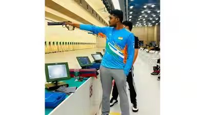 Kedarling Uchaganve joined the Army in 2018 looking for a job and had never fired a pistol; Eight years later, the farmer’s son will represent India in shooting at the Asian Games | Kedarling Uchaganve joined the Army in 2018 looking for a job and had never fired a pistol; Eight years later, the farmer’s son will represent India in shooting at the Asian Games |