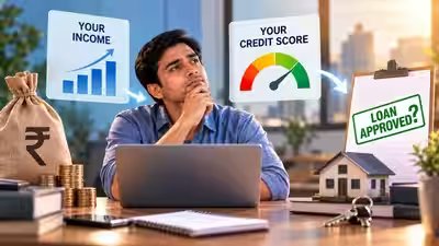 How your income and credit score shape your loan approval chances How your income and credit score shape your loan approval chances