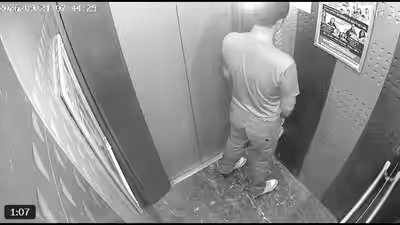Foul smell leads to shocking discovery: Man caught urinating inside Ghaziabad lift, CCTV goes viral Foul smell leads to shocking discovery: Man caught urinating inside Ghaziabad lift, CCTV goes viral