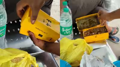 UP man goes viral for using mobile phone box as tiffin – internet calls it real unboxing! UP man goes viral for using mobile phone box as tiffin – internet calls it real unboxing!