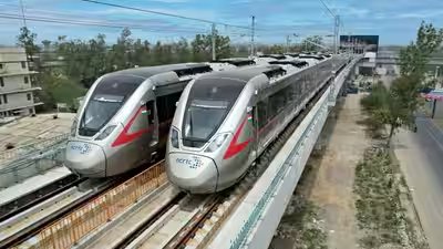 India’s first 160 kmph Namo Bharat train service, also the fastest, began in 2023; now a Rs 450 crore, 110 MW solar plant will meet nearly 60% of Delhi-Meerut corridor’s power needs and cut electricity costs 25% India’s first 160 kmph Namo Bharat train service, also the fastest, began in 2023; now a Rs 450 crore, 110 MW solar plant will meet nearly 60% of Delhi-Meerut corridor’s power needs and cut electricity costs 25%