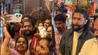 The Paradise: Nani seeks Goddess Kanaka Durga’s blessings in Vijayawada as ‘The Paradise’ nears Rs 150 crore gross in India | Telugu Movie News The Paradise: Nani seeks Goddess Kanaka Durga’s blessings in Vijayawada as ‘The Paradise’ nears Rs 150 crore gross in India | Telugu Movie News