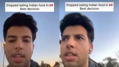 ‘Maine last dedh saal se Indian khana banana aur chhoda hua hai’: Delhi man living in Canada says quitting Indian food transformed his body, sparks debate | ‘Maine last dedh saal se Indian khana banana aur chhoda hua hai’: Delhi man living in Canada says quitting Indian food transformed his body, sparks debate |