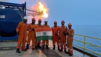 In major milestone for India’s offshore energy exploration, ONGC strikes gas in Mahanadi Basin, 43 km off Odisha coast; proximity could enable faster monetisation if commercially viable In major milestone for India’s offshore energy exploration, ONGC strikes gas in Mahanadi Basin, 43 km off Odisha coast; proximity could enable faster monetisation if commercially viable