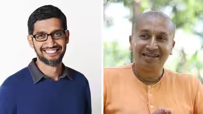 Google CEO Sundar Pichai’s IIT batchmate became a famous monk; what he told Pichai when they met years later: “You deal with Google, which creates stress. I deal with…” Google CEO Sundar Pichai’s IIT batchmate became a famous monk; what he told Pichai when they met years later: “You deal with Google, which creates stress. I deal with…”
