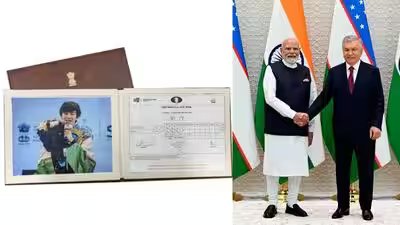 ‘Chess diplomacy, quite literally’: AICF chief on PM Modi gifting Javokhir Sindarov’s World Cup scoresheet to Uzbek prez | Chess News ‘Chess diplomacy, quite literally’: AICF chief on PM Modi gifting Javokhir Sindarov’s World Cup scoresheet to Uzbek prez | Chess News