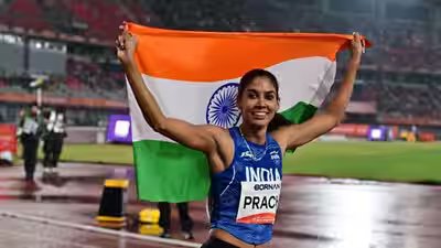 Asian Games: Prachi Choudhary wins 400m bronze as India’s medal tally swells to 30 | Asian Games 2026 News Asian Games: Prachi Choudhary wins 400m bronze as India’s medal tally swells to 30 | Asian Games 2026 News