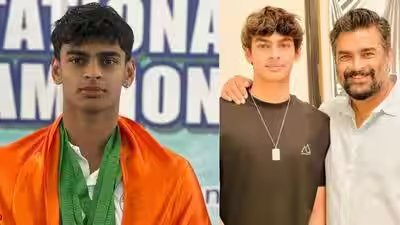 “I’ve actually been training differently …” R Madhavan’s son Vedaant says his famous surname brings extra pressure on him, but he wants to make his own mark as a swimmer “I’ve actually been training differently …” R Madhavan’s son Vedaant says his famous surname brings extra pressure on him, but he wants to make his own mark as a swimmer