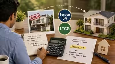 Sold a property funded entirely by you but jointly owned with your wife? You may claim 100% Section 54 LTCG exemption on a new home in your name; what your wife should report in her ITR Sold a property funded entirely by you but jointly owned with your wife? You may claim 100% Section 54 LTCG exemption on a new home in your name; what your wife should report in her ITR