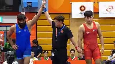 Sunil Kumar: Sunil Kumar clinches Greco-Roman 87kg bronze, opens India’s wrestling tally at Asian Games 2026 | Asian Games 2026 News Sunil Kumar: Sunil Kumar clinches Greco-Roman 87kg bronze, opens India’s wrestling tally at Asian Games 2026 | Asian Games 2026 News