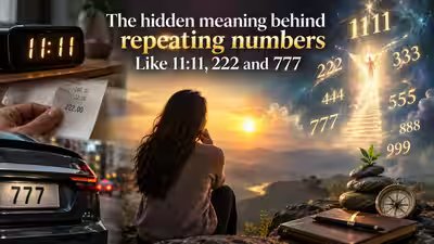 The hidden meaning behind repeating numbers Like 11:11, 222 and 777 The hidden meaning behind repeating numbers Like 11:11, 222 and 777