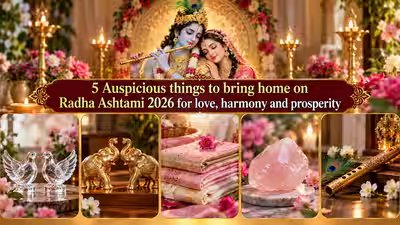 5 Auspicious things to bring home on Radha Ashtami 2026 for love, harmony and prosperity 5 Auspicious things to bring home on Radha Ashtami 2026 for love, harmony and prosperity