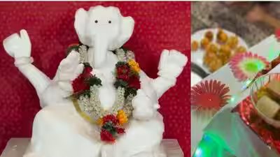 “Our handmade snow Bappa”: This is how Indian scientists celebrated Ganesh Chaturthi in Antarctica, one of the coldest places on Earth “Our handmade snow Bappa”: This is how Indian scientists celebrated Ganesh Chaturthi in Antarctica, one of the coldest places on Earth