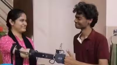 Meet Ansh Mishra: His friend lost her hand at six in an accident; 15 years later he built her an affordable bionic prosthetic hand Meet Ansh Mishra: His friend lost her hand at six in an accident; 15 years later he built her an affordable bionic prosthetic hand