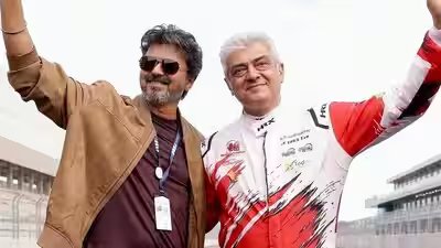 ‘We are never enemies’: Ajith Kumar’s old statement on Tamil Nadu CM Thalapathy Vijay goes viral after their warm Silverstone hug | Tamil Movie News ‘We are never enemies’: Ajith Kumar’s old statement on Tamil Nadu CM Thalapathy Vijay goes viral after their warm Silverstone hug | Tamil Movie News