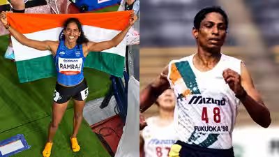 A 42-year-old record, a trucker’s daughter: Vithya Ramraj breaks PT Usha’s mark and rewrites history | Asian Games 2026 News A 42-year-old record, a trucker’s daughter: Vithya Ramraj breaks PT Usha’s mark and rewrites history | Asian Games 2026 News
