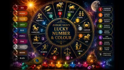 Lucky Number and Colour This Week, 12–18 October 2026: Your Zodiac Sign’s Weekly Success Guide Lucky Number and Colour This Week, 12–18 October 2026: Your Zodiac Sign’s Weekly Success Guide