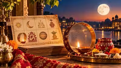 Weekly Panchanga, 26 October–1 November 2026: Karwa Chauth, Ahoi Ashtami, Jupiter Transit in Leo, and Shubh Muhuratas Weekly Panchanga, 26 October–1 November 2026: Karwa Chauth, Ahoi Ashtami, Jupiter Transit in Leo, and Shubh Muhuratas