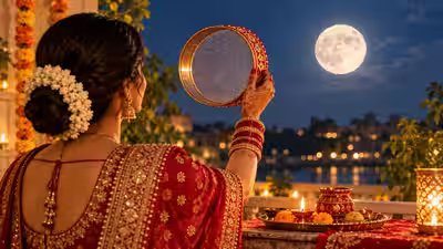Karwa Chauth 2026: Why Do Married Women Wait for the Moon to Rise Before Breaking Their Fast? Karwa Chauth 2026: Why Do Married Women Wait for the Moon to Rise Before Breaking Their Fast?