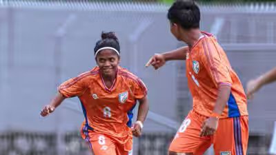 14-0! India U17 women crush Iraq for biggest-ever win in Asian Cup qualifiers; Anushka hits five | Football News 14-0! India U17 women crush Iraq for biggest-ever win in Asian Cup qualifiers; Anushka hits five | Football News