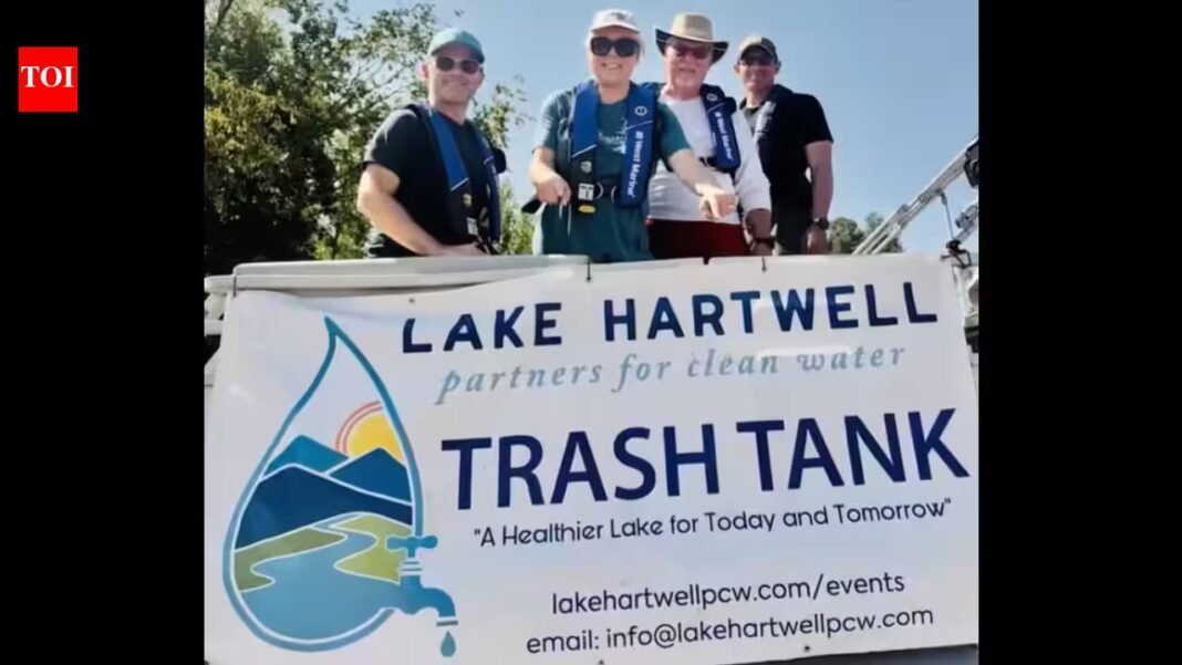 Regional drought pushed Lake Hartwell low enough to expose trash usually hidden underwater; 148 volunteers across 14 sites in five counties removed about 8,300 pounds, including a record 36 tires Regional drought pushed Lake Hartwell low enough to expose trash usually hidden underwater; 148 volunteers across 14 sites in five counties removed about 8,300 pounds, including a record 36 tires