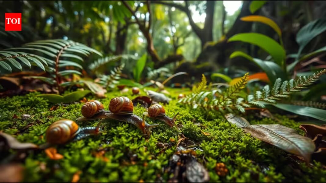 This tiny snail was declared extinct but found alive on Norfolk Island in 2020; just 46 founders launched a breeding programme that has now returned more than 1,300 to the wild | This tiny snail was declared extinct but found alive on Norfolk Island in 2020; just 46 founders launched a breeding programme that has now returned more than 1,300 to the wild |
