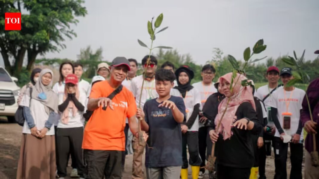 A 14-year-old Indonesian conservationist planted thousands of mangroves and helped local women develop sustainable products, linking coastal restoration with livelihoods for fishing communities A 14-year-old Indonesian conservationist planted thousands of mangroves and helped local women develop sustainable products, linking coastal restoration with livelihoods for fishing communities
