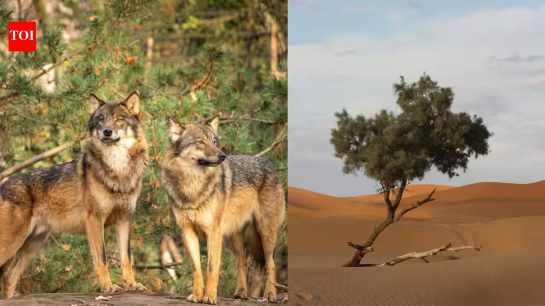 Wolves and foxes may be helping plants spread across the Sahara Desert; scientists found seeds from eight species in their droppings | Wolves and foxes may be helping plants spread across the Sahara Desert; scientists found seeds from eight species in their droppings |