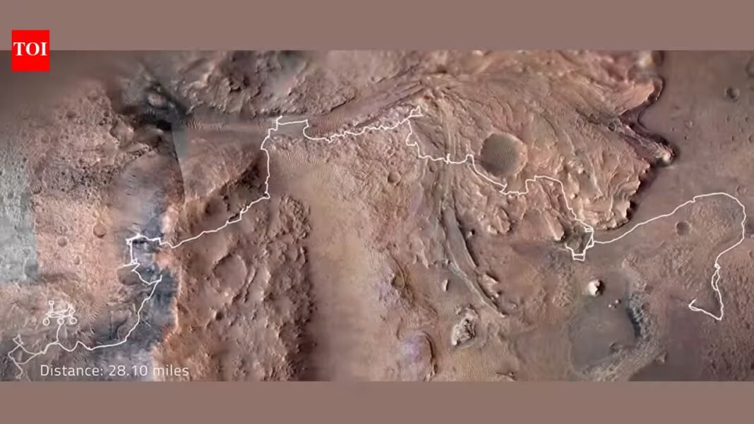 NASA’s Perseverance rover has driven farther than any vehicle on another world; after five and a half years on Mars, it has covered 28.10 miles, beating Opportunity’s 15-year record NASA’s Perseverance rover has driven farther than any vehicle on another world; after five and a half years on Mars, it has covered 28.10 miles, beating Opportunity’s 15-year record