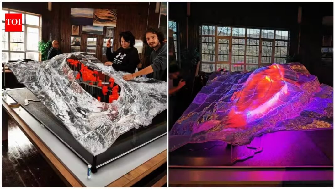 Noah’s Ark mystery: 3D-printed model of 157-metre Turkey formation created using radar data after researchers drill over 60 feet underground; geologists say it may be natural Noah’s Ark mystery: 3D-printed model of 157-metre Turkey formation created using radar data after researchers drill over 60 feet underground; geologists say it may be natural