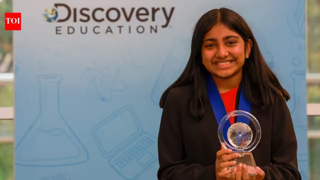 A 13-year-old Indian-American student invented a system to fight ocean acidification; she won America’s Top Young Scientist title and a $25,000 prize, while two other Indian-origin girls took the remaining top honours A 13-year-old Indian-American student invented a system to fight ocean acidification; she won America’s Top Young Scientist title and a $25,000 prize, while two other Indian-origin girls took the remaining top honours