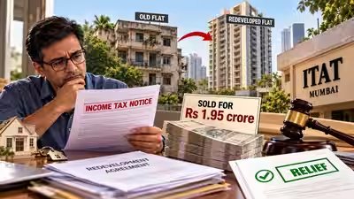 He bought a home, gave it for redevelopment years later and sold new flat for Rs 1.95 crore within 8 days; taxman denied LTCG exemption and added Rs 80.14 lakh, but ITAT grants relief He bought a home, gave it for redevelopment years later and sold new flat for Rs 1.95 crore within 8 days; taxman denied LTCG exemption and added Rs 80.14 lakh, but ITAT grants relief