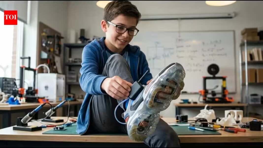 Meet Advaith Atulasimha, the 13-year-old student who helped invent a shoe that generates electricity to power a GPS tracker | Meet Advaith Atulasimha, the 13-year-old student who helped invent a shoe that generates electricity to power a GPS tracker |
