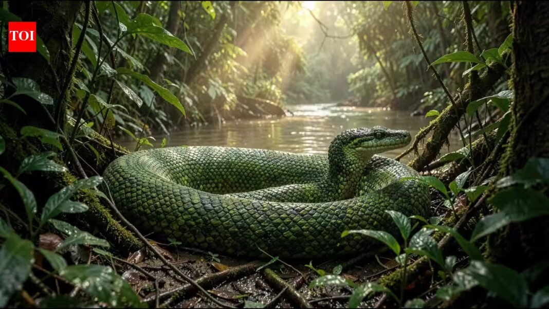 Radio tags reveal how giant green anacondas hide underwater in the Amazon; researchers spotted them at just 17.7% of tracked locations | Radio tags reveal how giant green anacondas hide underwater in the Amazon; researchers spotted them at just 17.7% of tracked locations |