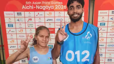 Another 1-2 for India! Soumya, Radha Venkatesh clinch gold and silver in women’s 1500m T12/T13 at Asian Para Games | Asian Para Games 2026 News Another 1-2 for India! Soumya, Radha Venkatesh clinch gold and silver in women’s 1500m T12/T13 at Asian Para Games | Asian Para Games 2026 News