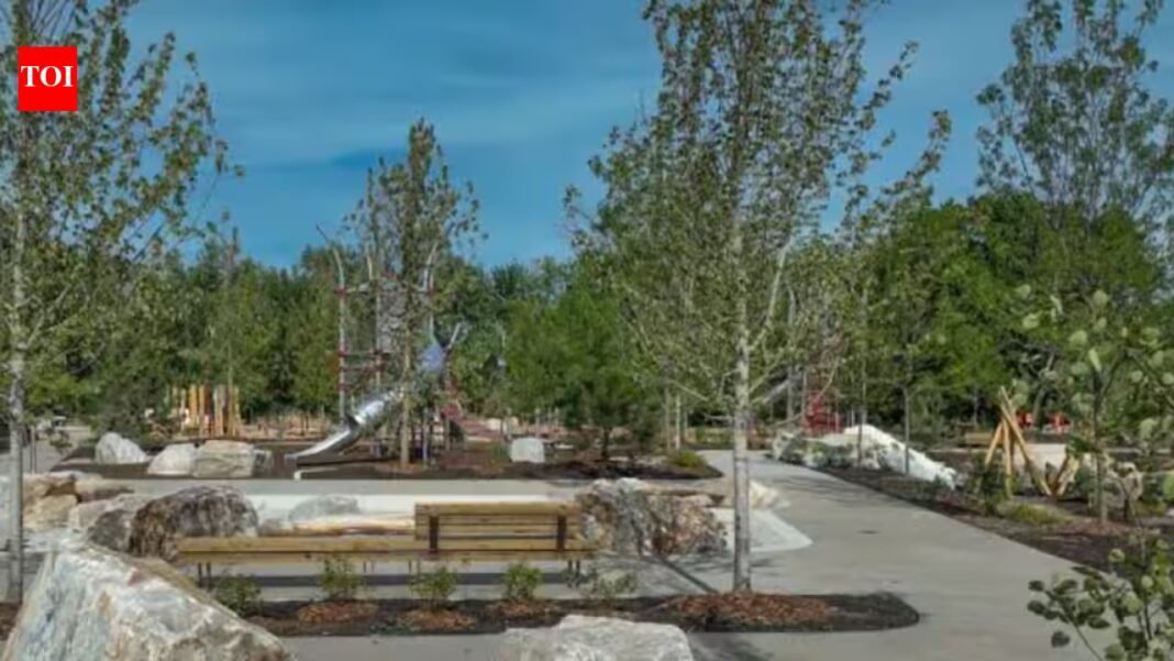 An Idaho horse-racing track that fell silent in 2015 has reopened as a $42 million, 50-acre public park with restored wetlands, more than three miles of trails and a skate park built by Olympic venue designers An Idaho horse-racing track that fell silent in 2015 has reopened as a $42 million, 50-acre public park with restored wetlands, more than three miles of trails and a skate park built by Olympic venue designers