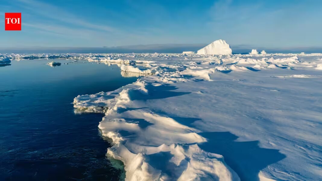 Arctic ice had been expanding for at least 1,000 years before reaching its greatest extent around 1960; researchers say greenhouse warming then reversed a natural slide toward another ice age Arctic ice had been expanding for at least 1,000 years before reaching its greatest extent around 1960; researchers say greenhouse warming then reversed a natural slide toward another ice age