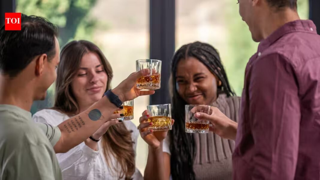 Moderate drinking harmless? A major new study found that having just two alcoholic drinks a day is linked to a 1 in 25 lifetime risk of dying from alcohol-related causes, challenging a long-held belief Moderate drinking harmless? A major new study found that having just two alcoholic drinks a day is linked to a 1 in 25 lifetime risk of dying from alcohol-related causes, challenging a long-held belief