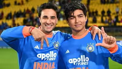 ‘Khelunga bhi waise hi’: Abhishek Sharma reveals Vaibhav Sooryavanshi’s ‘Bhaag Milkha Bhaag’ message before NZ blitz | Cricket News ‘Khelunga bhi waise hi’: Abhishek Sharma reveals Vaibhav Sooryavanshi’s ‘Bhaag Milkha Bhaag’ message before NZ blitz | Cricket News