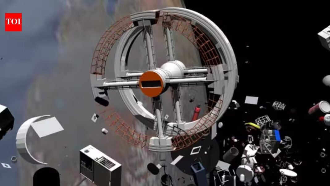 The UK is planning to send giant robotic claws into orbit to grab two dead satellites and drag them into Earth’s atmosphere to burn up, a first-of-its-kind clean-up mission due to launch in 2029, and the public can help name it The UK is planning to send giant robotic claws into orbit to grab two dead satellites and drag them into Earth’s atmosphere to burn up, a first-of-its-kind clean-up mission due to launch in 2029, and the public can help name it