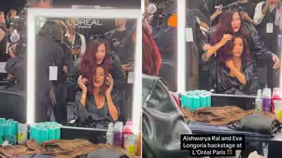 ‘Will red suit me?’ Eva Longoria adorably checks how Aishwarya Rai Bachchan’s fiery red hair would look on her – video goes viral ‘Will red suit me?’ Eva Longoria adorably checks how Aishwarya Rai Bachchan’s fiery red hair would look on her – video goes viral