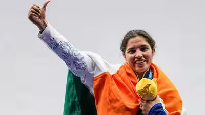 EXCLUSIVE | Asian Games gold done, Neeru Dhanda eyes Olympic shotgun medal to end wait since Rajyavardhan Rathore’s 2004 silver | Asian Games 2026 News EXCLUSIVE | Asian Games gold done, Neeru Dhanda eyes Olympic shotgun medal to end wait since Rajyavardhan Rathore’s 2004 silver | Asian Games 2026 News