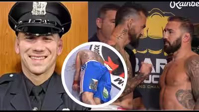 Former prisoner’s BKFC fight ends in 4th-round KO against full time active police officer who felt bad for his kids | Boxing News Former prisoner’s BKFC fight ends in 4th-round KO against full time active police officer who felt bad for his kids | Boxing News