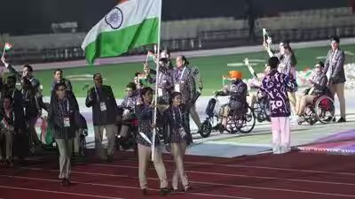 Indus Valley motifs feature on blazers as India brings 5,000 years of heritage to Para Asian Games opening ceremony | Asian Para Games 2026 News Indus Valley motifs feature on blazers as India brings 5,000 years of heritage to Para Asian Games opening ceremony | Asian Para Games 2026 News